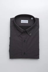 Robert Friedman Black Cotton Men's Shirt -   -  Robert Friedman.
